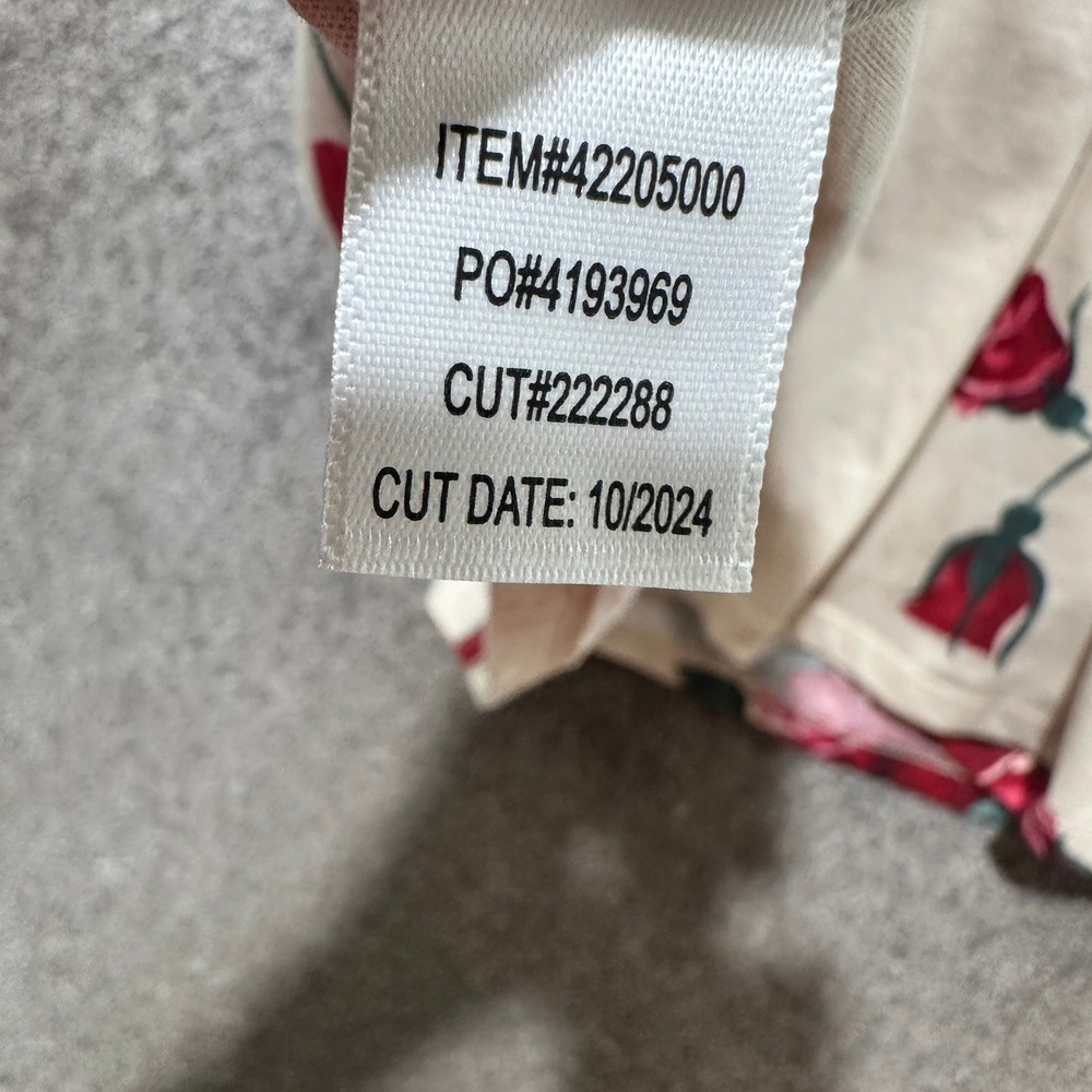 Torrid Heritage Jersey V-Neck Tie Front Babydoll Blouse Top Women 3X Floral - Picture 12 of 13